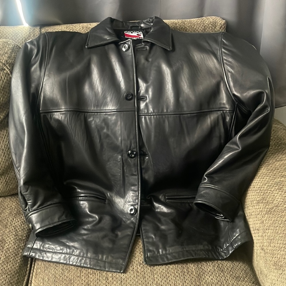 Leather jacket
